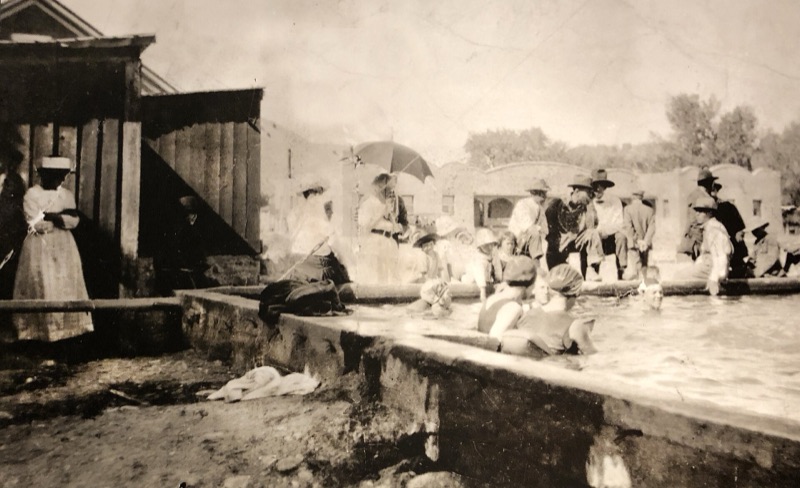 Ojo Caliente's historic hotel, built in 1916