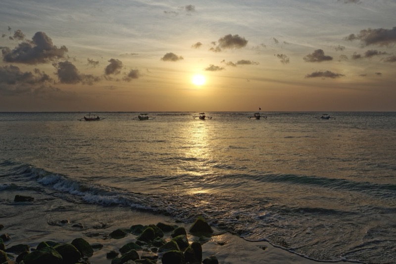 Sunset, Kuta, Bali, Indonesia